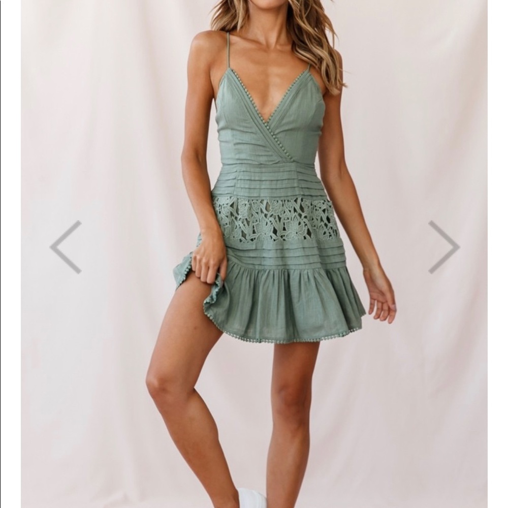 Selfie Leslie Sundress in Olive